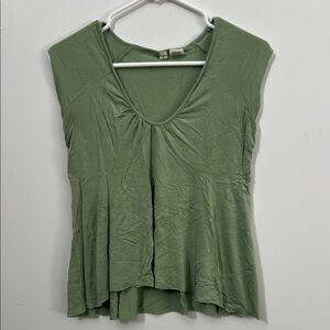 Sage Green Flowy Women's Top